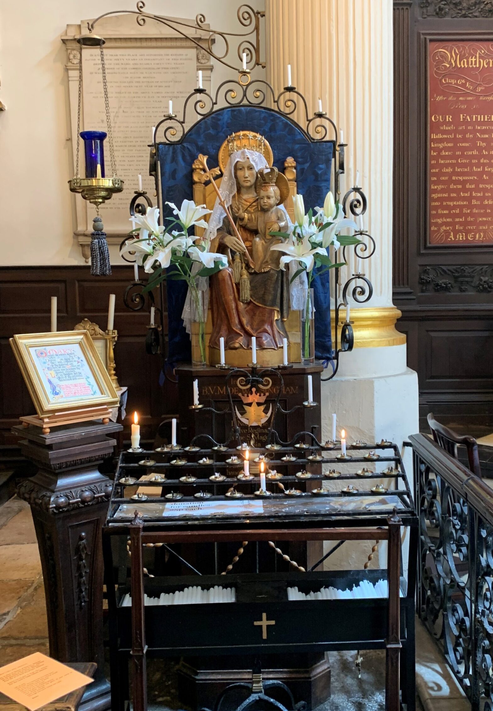 Statue Of Our Lady Of Walsingham St Magnus The Martyr statue-of-our-lady-of-walsingham-st-magnus-the-martyr